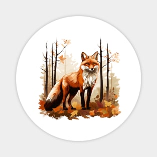 Forest Foxes Magnet